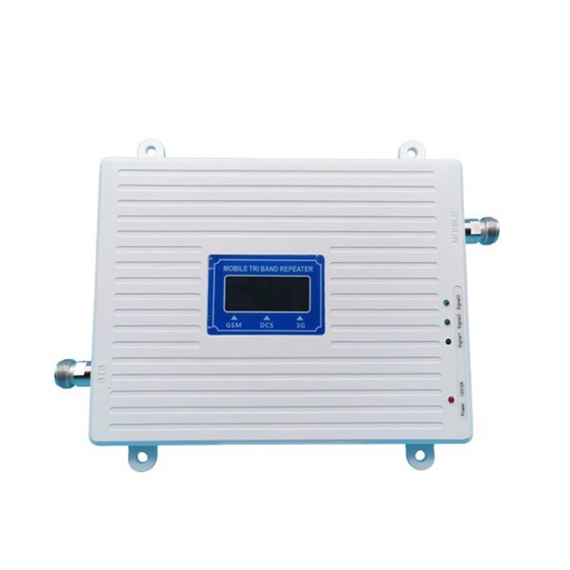 cell phone signal repeater 2G 3G 4G mobile phone amplifier signal booster 900 1800 2100mhz